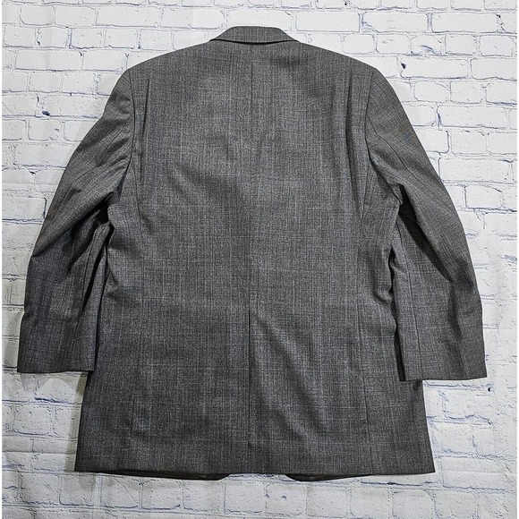 RALPH Ralph Lauren Blazer Jacket Sport Coat Gray Plaid Wool Cashmere MENS SZ 44L - Picture 7 of 12